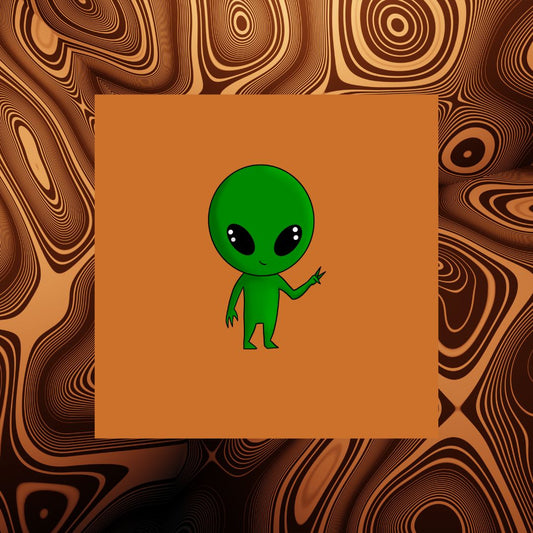 Alan the Alien Sticker