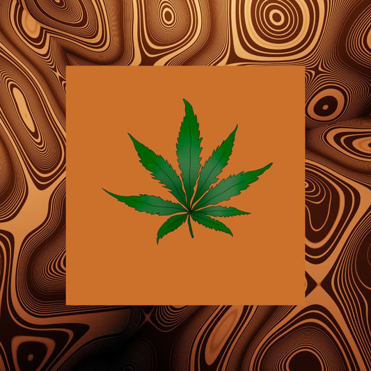 Marijuana Leaf Sticker