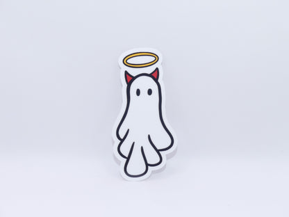 Spooky Ghost Halloween Sticker