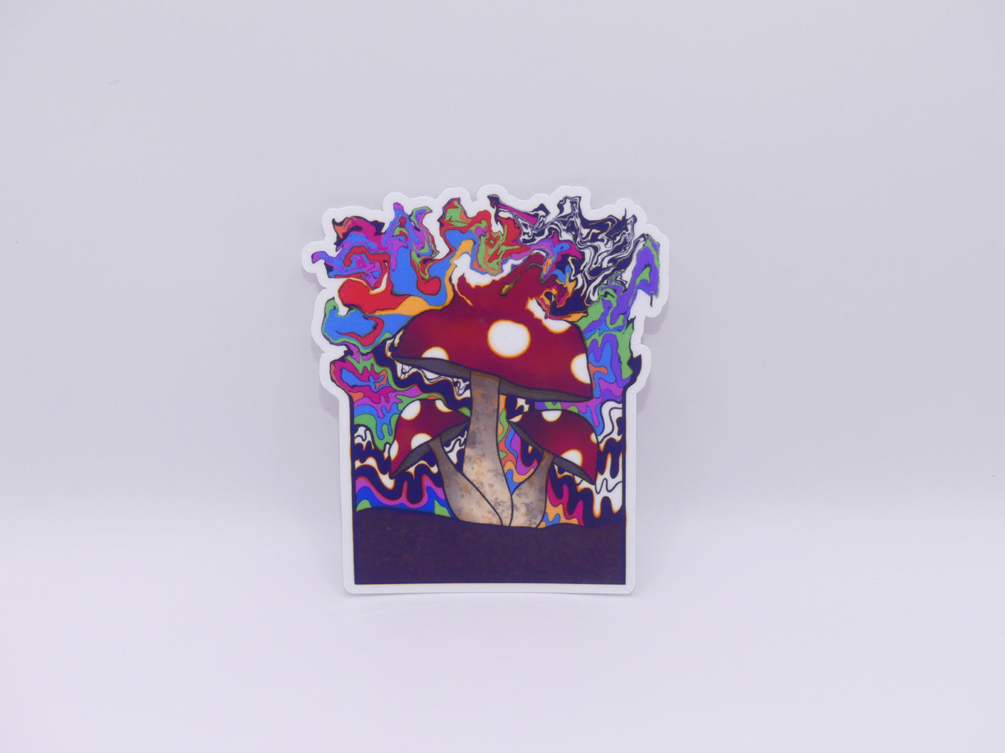 Trippy Mushroom Sticker