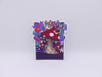 Trippy Mushroom Sticker - Packs