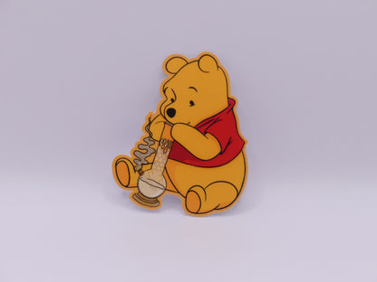 Tubby Bear Smoking Pot Sticker