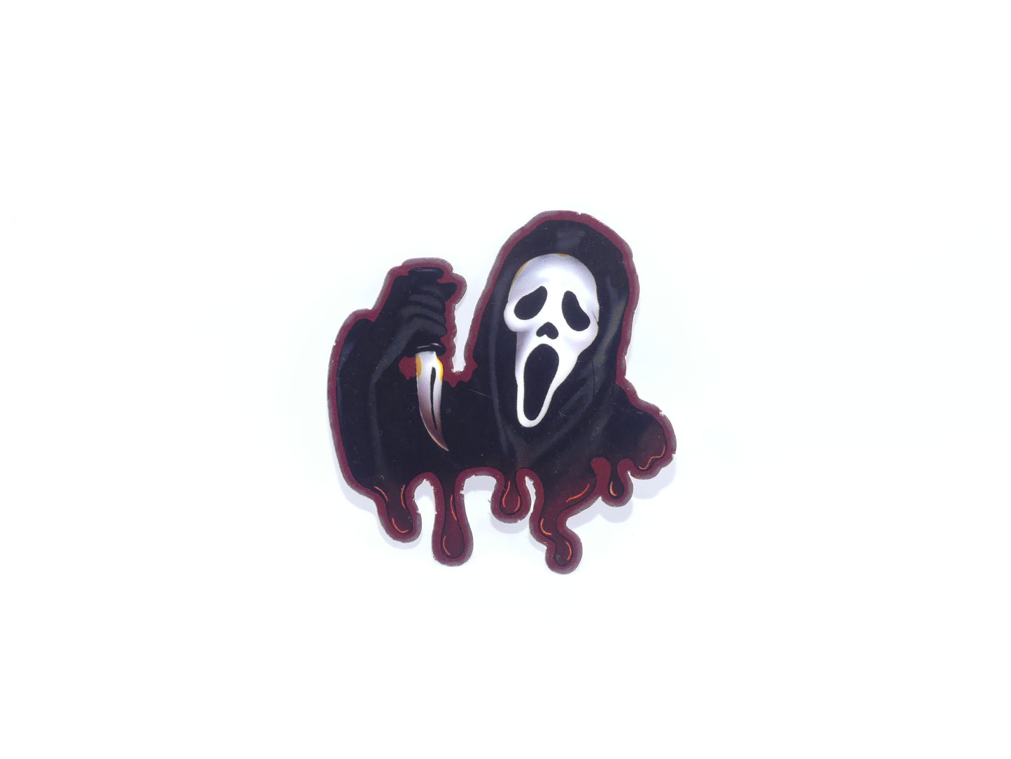 Ghost Face Halloween Sticker