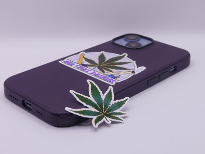 Marijuana Leaf Sticker