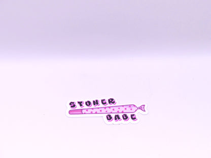 Stoner Babe Sticker