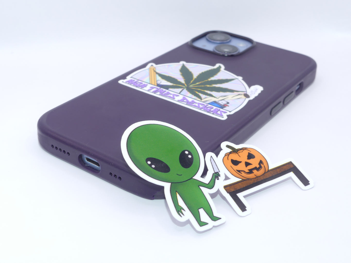 Alan the Alien: Pumpkin Carving Sticker